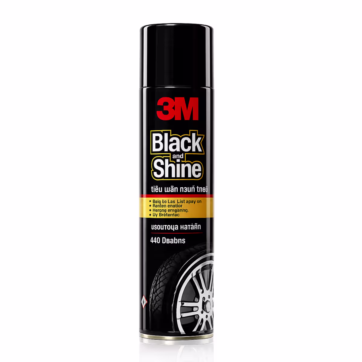 3M BLACK AND SHINE 440ML